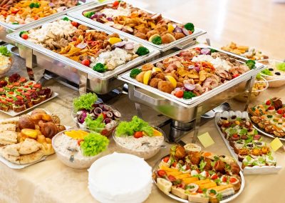 Catering wedding buffet for events at crazyapples